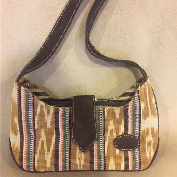 Artisan Handbags - Guatemala brocade Small clutch purse.